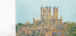 , Lincoln Cathedral Fro S.E -  Unused Postcard - Lincolnshire - M&B National Series * - Lincoln