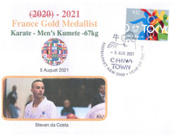 (WW 15 B) 2020 Tokyo Summer Olympic Games - France Gold Medal - 5-8-2021 - Karate - Men's Kumete -67kg - Sommer 2020: Tokio