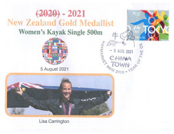 (WW 15 B) 2020 Tokyo Summer Olympic Games - New Zealand Gold Medal - 5-8-2021 - Womne's Kayak Single 500m - Sommer 2020: Tokio