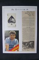 CYCLISME - Collection De 46 Cartes à Jouer Sur Le Cyclisme Sur 6 Feuilles, Anquetil, Robic Etc.. à Voir  - L 103548 - Cycling