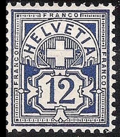 Schweiz Suisse HELVETIA 1906: Ziffer 15c Mit WZ I Zu 85 Mi 87 Yv 105 * Falzspur Trace De Charnière MLH (Zu CHF 9.00) - Unused Stamps
