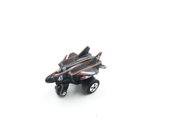 Vintage GALOOB Micro Machines Road Champs USA  Attack Jet Black - 1988 - VGC ( Mini Toy Cars ) - Matchbox