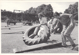 Jeux Régionaux - Bubry 56 - Inter-quartier 1978 - La Course En Pneu - Tracteur - Editeur Kervinio - Regionale Spelen