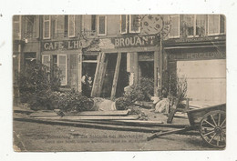 Cp , 57 , MORHANGE, Erinnerung An Die Schlacht Bei MÖRCHINGEN ,commerce , Café......BROUANT, Voyagée 1919 - Morhange