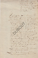BAELEN/Bailou/Luik 4 Documents Concernant La Commune De Baelen ± 1800 (R524) - Manuscritos