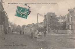 76 - PETIT QUEVILLY - Le Boulevard Saint Julien Et La Fabrique De Caoutchouc - Le Petit-Quevilly