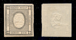 Antichi Stati Italiani - Sardegna - 1861 - 2 Cent (20) - Gomma Originale (500) - Other & Unclassified