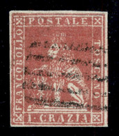 Antichi Stati Italiani - Toscana - 1851 - 1 Crazia (4) Usato - Ottimi Margini Bianchi - Andere & Zonder Classificatie