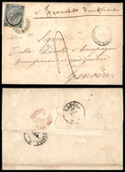 Regno - Vittorio Emanuele II - Guardia Sanframonfi (P.ti 5) - 20 Cent Su 15 (23 - Regno) - Lettera Per Genova Del 19.7.6 - Autres & Non Classés