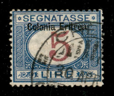 Colonie - Eritrea - 1903 - 5 Lire (10) Usato - Diena - Other & Unclassified