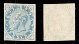 Europa - Belgio - 1883 - Prove - 25 Cent (37) Non Dentellato - Gomma Integra - Autres & Non Classés