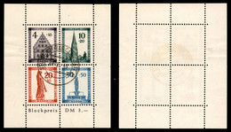 Europa - Germania - ZONA FRANCESE/BADEN - 1949 - Foglietto Friburgo (Block 1 ) - Usato - Autres & Non Classés