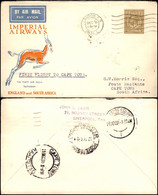 Europa - Gran Bretagna - 1931 (8 Dicembre) - Imperial Airways Londra Città Del Capo (via Johannesburg) - Aerogramma Del  - Autres & Non Classés