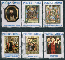 POLAND 1991 Paintings From National Museum Used.  Michel 3306-11 - Used Stamps