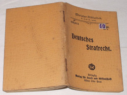 Deutsches Strafrecht, 413/414 - Zonder Classificatie