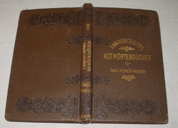 Langenscheidts Notwörterbuch Für Reise, Lektüre, Konversation Band I - Unclassified