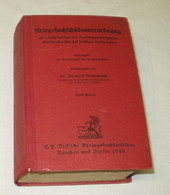 Kriegssachschädenverordnung Nebst Durchführung- Und Ergänzungsverordnungen, Ministerialerlassen Und Sonstigen Bestimmung - Sin Clasificación