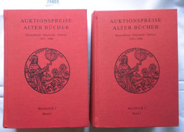 Auktionspreise Alter Bücher Deutschland Österreich Schweiz 1975-1990 - Register Zum Taschenbuch Der Auktionspreise Alter - Non Classificati