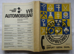 DDR Branchen-Fernsprechbuch Telefonbuch Bezirke Erfurt-Gera-Suhl - Non Classés