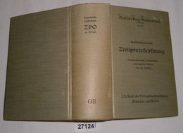 Zivilprozeßordnung Mit Gerichtsverfassungsgesetz Und Anderen Nebengesetzen - Ohne Zuordnung