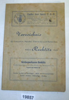 Verzeichnis Für Industrie, Handel, Gewerbe Und Behörden Kreis Rochlitz 1949 - Sin Clasificación