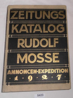 Zeitungs-Katalog (Zeitungskatalog) 1927 - Ohne Zuordnung