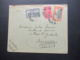 Congo Belge Luftpost / Air Mail Nach Bruxelles Postluchtdienst / Service Postal Aerien - 1923-44: Lettres