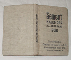 Zement Kalender 1938 - Kalender