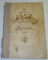 Münchener Fliegende Blätter - Kalender Für 1888, V. Jahrgang - Calendriers