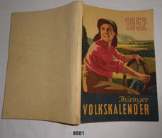 Thüringer Volkskalender 1952 - Calendars