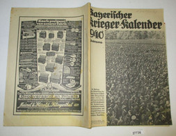 Bayerischer Krieger-Kalender 1940 (64. Jahrgang) - Calendars