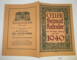 Celler Heimatkalender Der Celleschen Zeitung Auf Das Jahr 1939 - Calendars