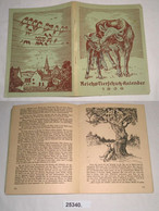 Reichs-Tierschutz-Kalender 1939 Ausgabe B (für Die Oberstufe) - Calendriers