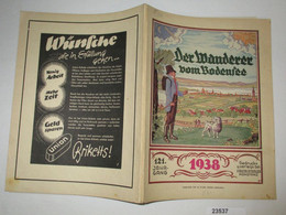 Der Wanderer Vom Bodensee - Universaler Haus- Und Lesekalender Für Das Jahr 1938 - 121. Jahrgang - Calendari