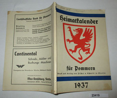 Heimatkalender Für Pommern 1937 - Calendars