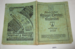 Sächsischer Krieger-Vereins-Kalender Auf Das Jahr 1935 - Calendars