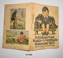 Shlesischer Natur- U. Tierschutz-Kalender 1933, Jahrgang 41 - Calendari