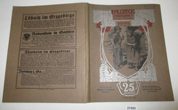 Kalender 1929 Für Das Erzgebirge, Das übrige Sachsen Und Das Sudetenland - 25. Jahrgang - Calendarios