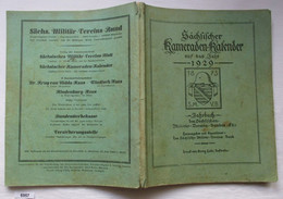 Sächsischer Kameraden-Kalender Auf Das Jahr 1929 - Jahrbuch Des Sächsischen Militär-Vereins-Bundes (E.V.) - Kalender
