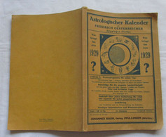 Astrologischer Kalender - Was Bringt Das Jahr 1929? - Kalender