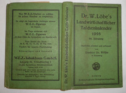 Dr. William Löbe's Landwirtschaftlicher Taschen-Kalender 1926 (68. Jahrgang) - Calendriers