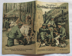 Deutscher Tierschutzkalender 1918 - 36. Jahrgang - Kalender