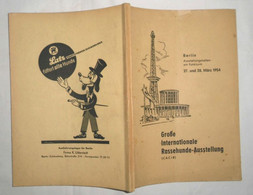 Große Internationale Rassehunde-Zuchtschau, Ausstellungshallen Am Funkturm Berlin 27. Und 28. März 1954 - Animales