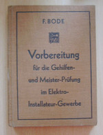 Vorbereitung Für Die Gehilfen- Und Meister-Prüfung Im Elektro-Installateur-Gewerbe - Técnico