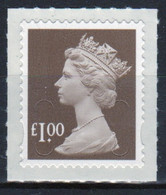 Great Britain 2012 Decimal Machin £1 Stamp  With Date Code Self Adhesive Définitive Stamp. - Ongebruikt