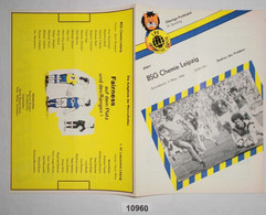 Fußball Programm 1. FC Lok Leipzig - BSG Chemie Leipzig, 03.März 1984 - Sport