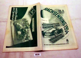 Programmheft Sachsenringrennen 1954 - Sport