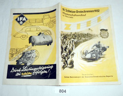 19. Schleizer Dreieck-Rennen Meisterschaftsendlauf Für Motorräder 1952 - Sports