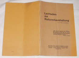 Leitfaden Zur Reformhaushaltung - Manger & Boire