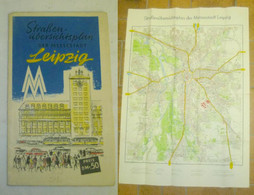 Strassenübersichtsplan Der Messestadt Leipzig, Maßstab 1 : 20000 - Otros & Sin Clasificación